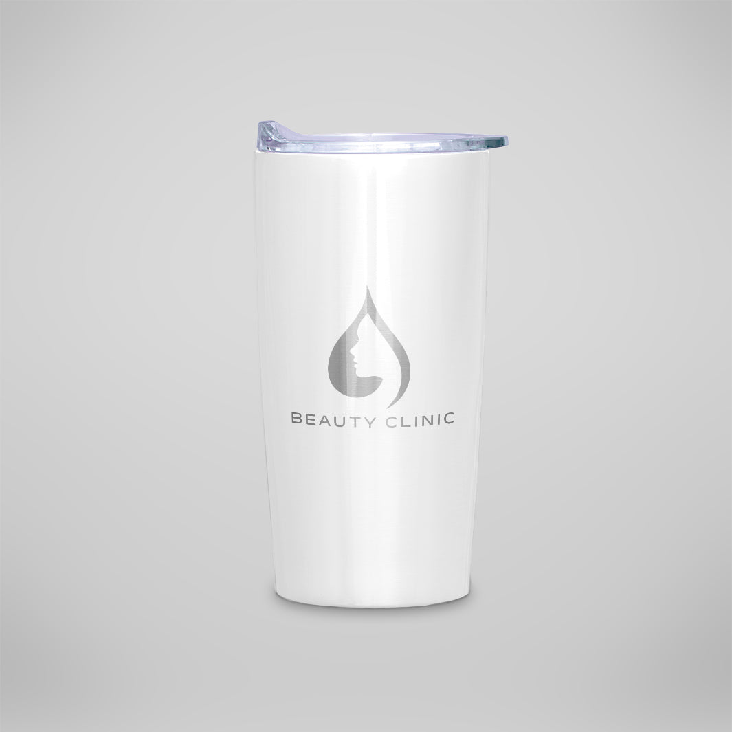 Easy Sip Laser Engraved Travel Tumbler with Push on Lid - 20 oz