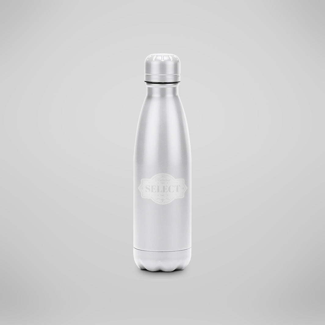 Stainless Steel Laser Engraved Water Bottle with Twist on Lid - 17 oz
